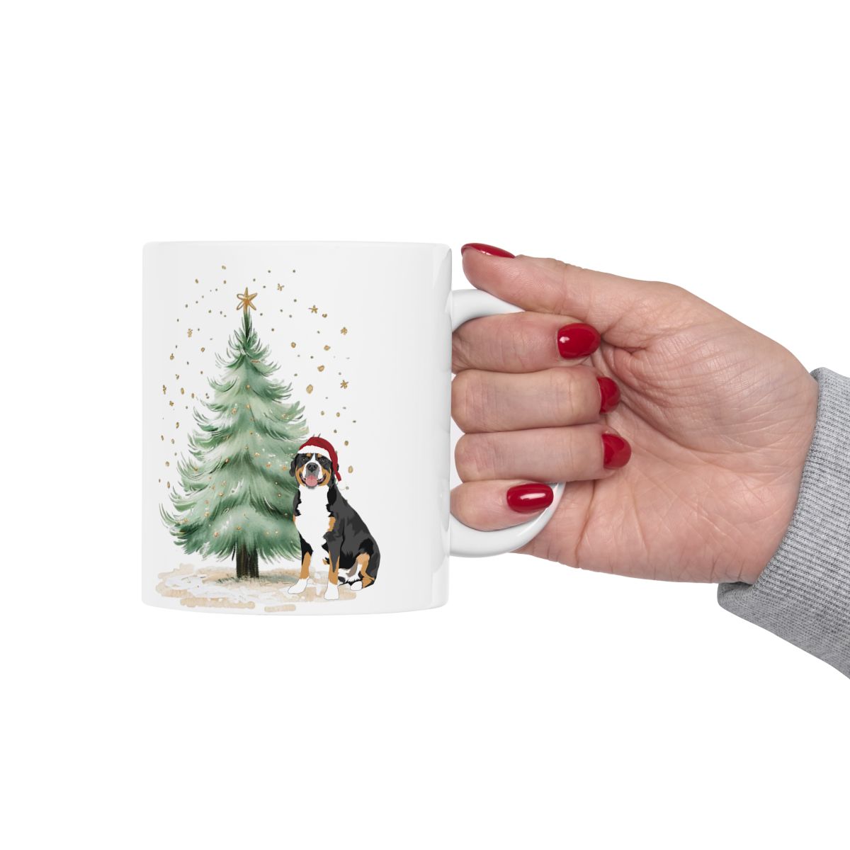 Greater Swiss Mountain Dog Ceramic Mug, (11oz, 15oz)