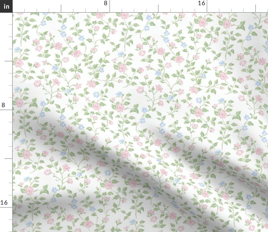 Floral Combed Pima Cotton Fabric