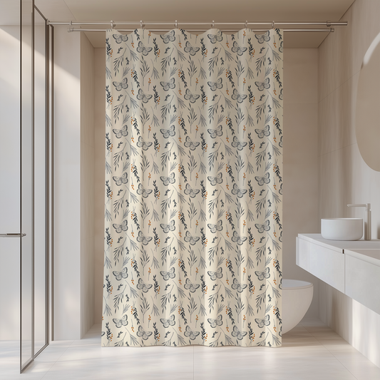 Fall Botanical Shower Curtain