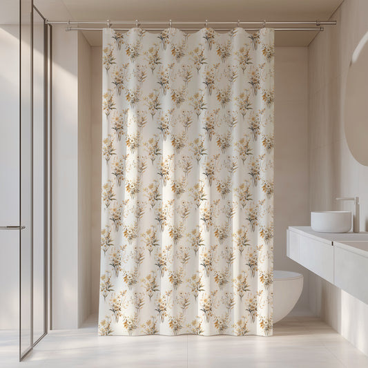 Fall Botanical Shower Curtain