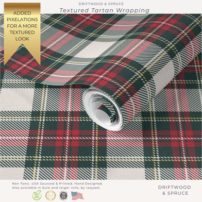 Ralph Lauren Inspired Tartan Christmas Wrapping