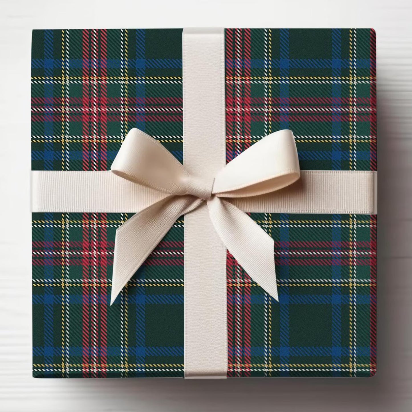 Ralph Lauren Inspired Christmas Tartan Plaid Wrapping