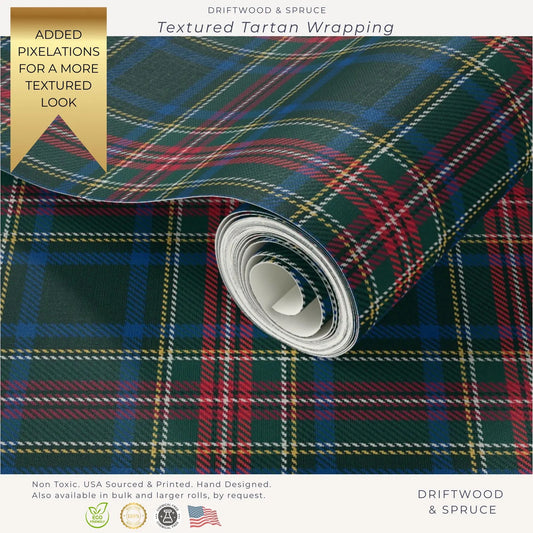 Ralph Lauren Inspired Christmas Tartan Plaid Wrapping