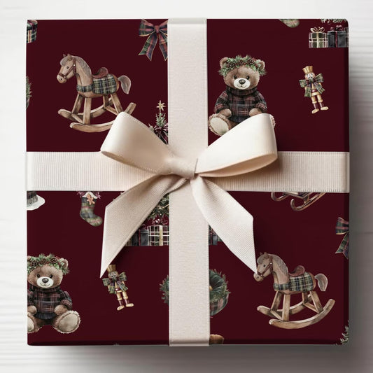 Ralph Lauren Children's Christmas, Tartan Plaid Wrapping