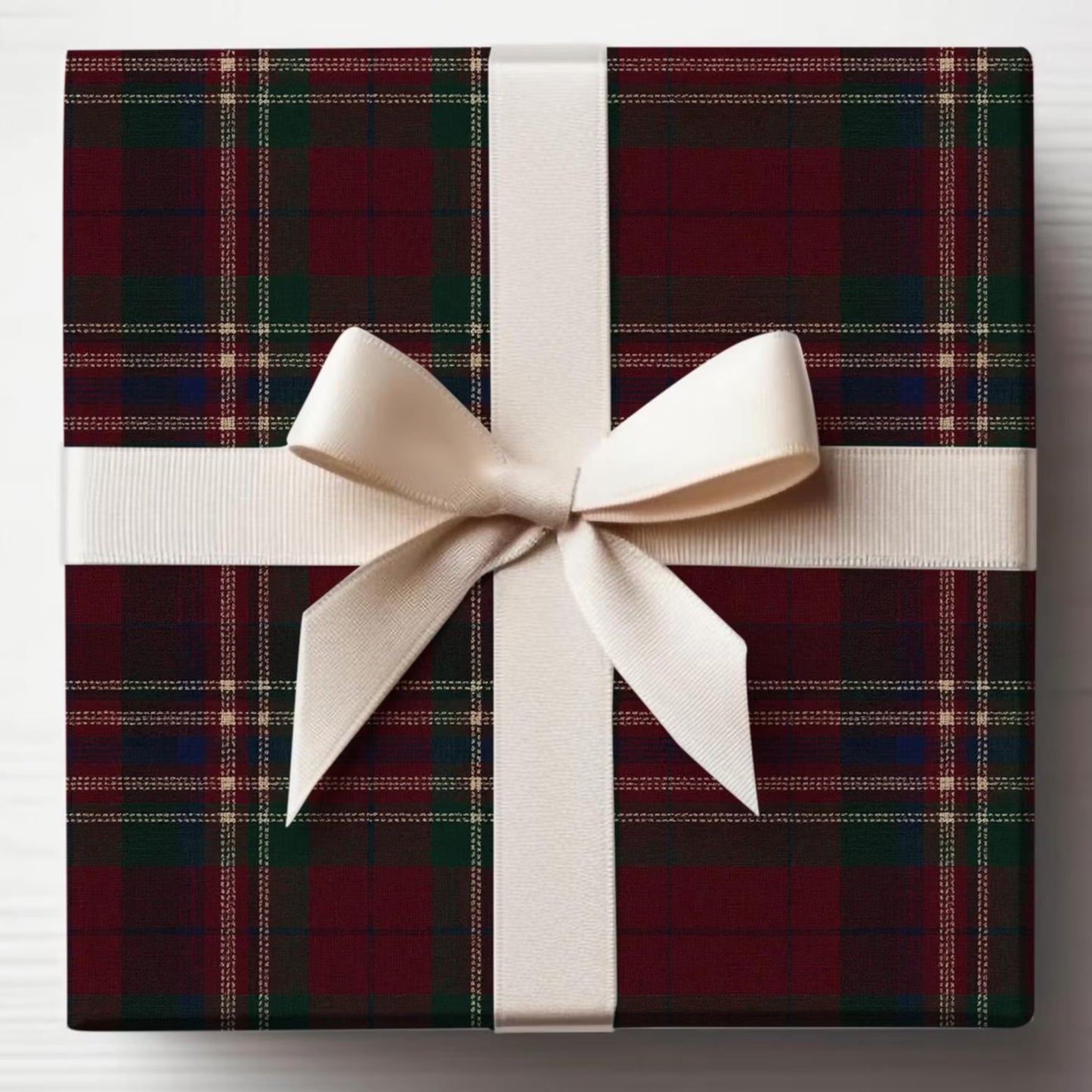 Ralph Lauren Inspired Christmas, Tartan Plaid Wrapping