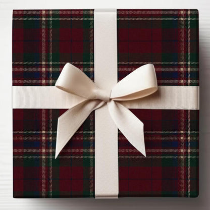 Ralph Lauren Inspired Christmas, Tartan Plaid Wrapping