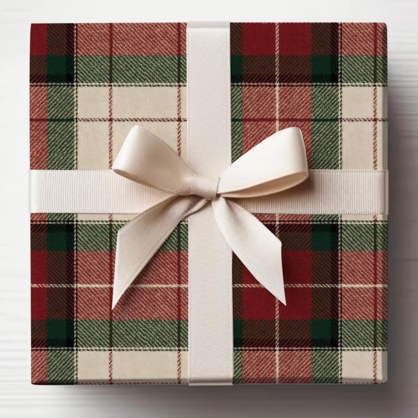 Ralph Lauren Inspired Christmas, Tartan Plaid Wrapping
