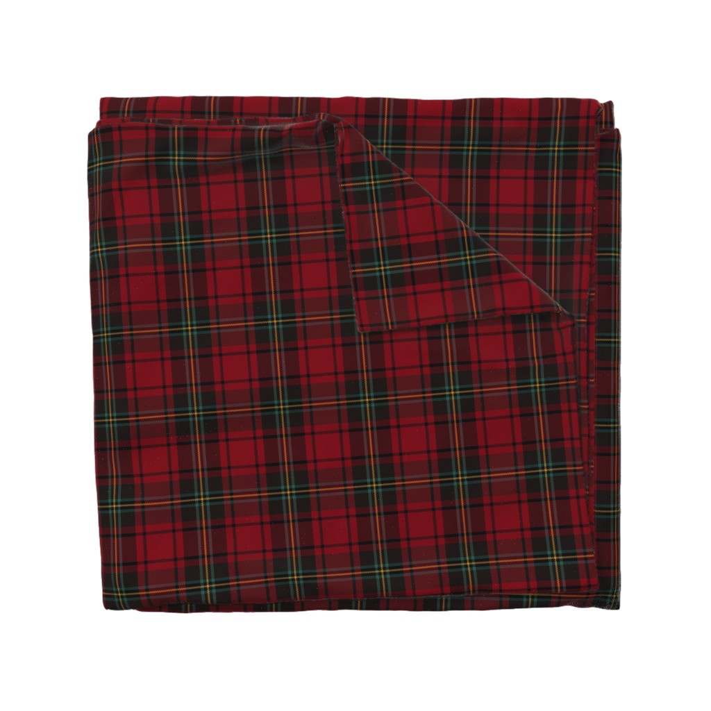 Christmas Tartan Plaid Italian Cotton Sateen Duvet Cover, Sophisticated, Timeless Christmas Bedding