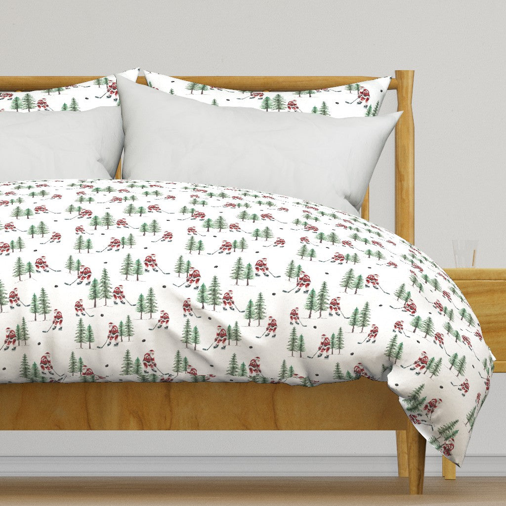 Hockey Santa Comforter