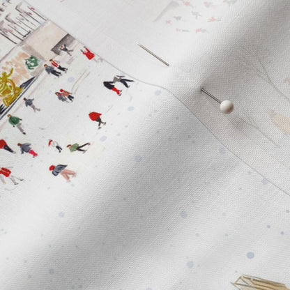 Christmas in NYC Sham or Pillowcase, Christmas Pillowcase, Holiday Bedding, New York City Christmas