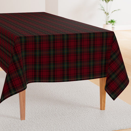 Christmas Tablecloth, Ralph Lauren Inspired Tartan, Holiday, Farmhouse Decor, Classic Dining