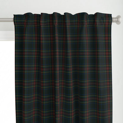 Christmas Tartan Plaid Window Curtain, Premium Blackout Window Curtains (1 Piece), Christmas Home Decor, Holiday Home, Ralph Lauren Inspired