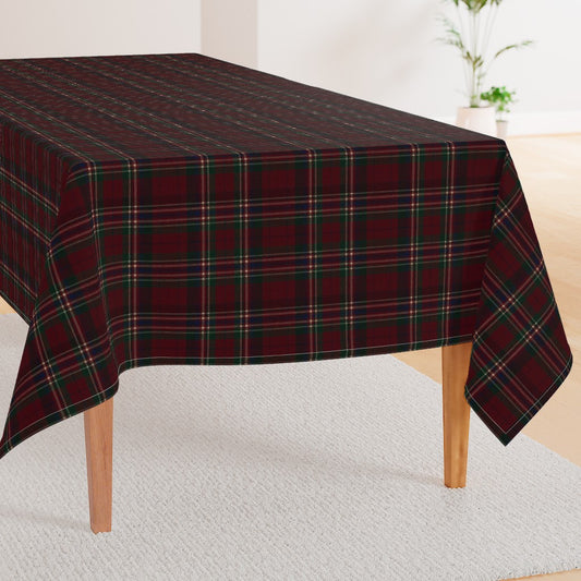 Christmas Tablecloth, Ralph Lauren Inspired Tartan, Holiday, Farmhouse Decor, Classic Dining