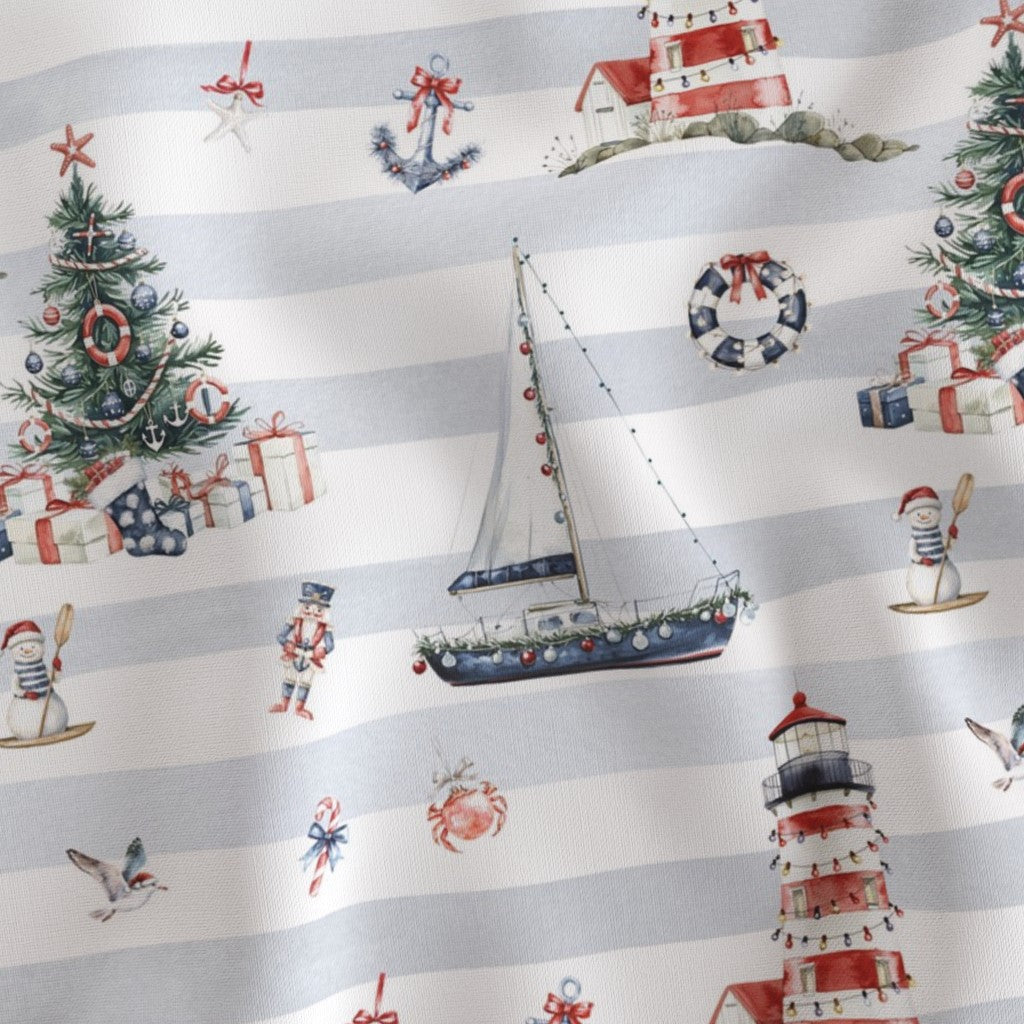 Newport Nautical Christmas Comforter