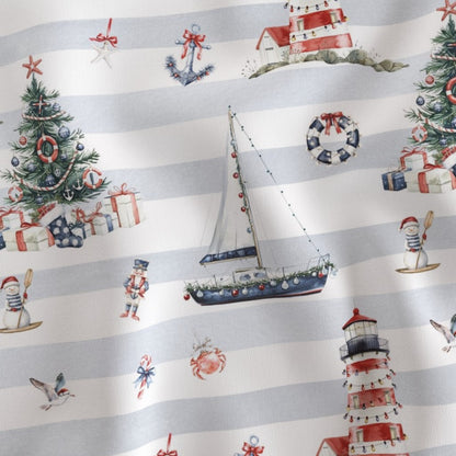 Newport Nautical Christmas Comforter