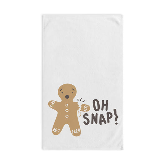 Gingerbread Man, Oh Snap, Christmas Hand Towel