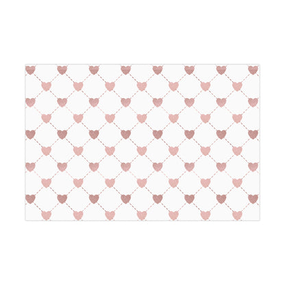 Pink Hearts Wrapping Paper