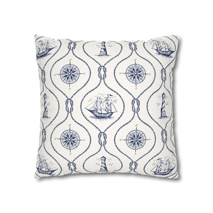 Nautical Summer Pillow Cover, Summer Home Decor, Boat House, Beach House, Marina