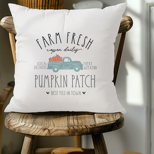 Fall Pumpkin Patch Pillow Cover