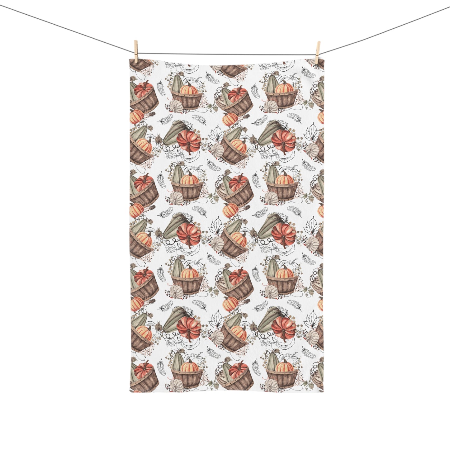 Harvest Baskets Fall Hand Towel