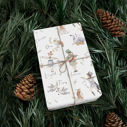 12 Days of Christmas Wrapping Paper