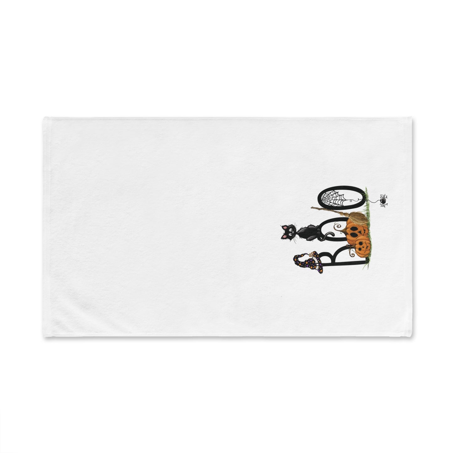 Halloween Cat Fall Hand Towel