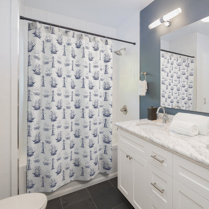 Nautical Summer Shower Curtain