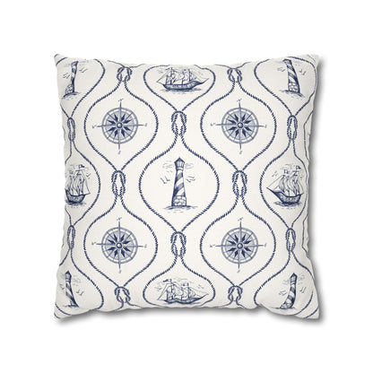 Nautical Summer Pillow Cover, Summer Home Decor, Boat House, Beach House, Marina