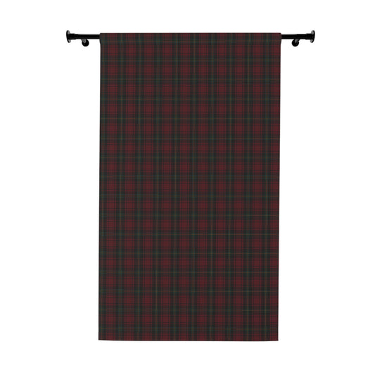Christmas Tartan Plaid Window Curtain, Premium Blackout Window Curtains (1 Piece), Christmas Home Decor, Holiday Home, Ralph Lauren Inspired