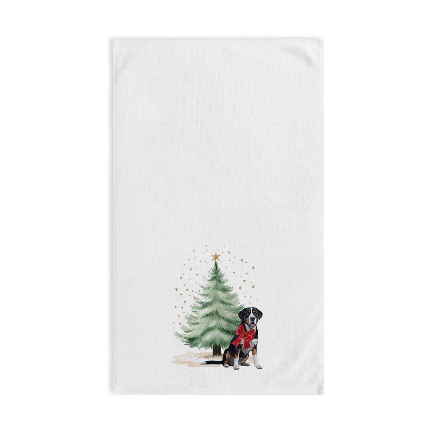 Swissy Christmas Hand Towel, Kitchen or Bath