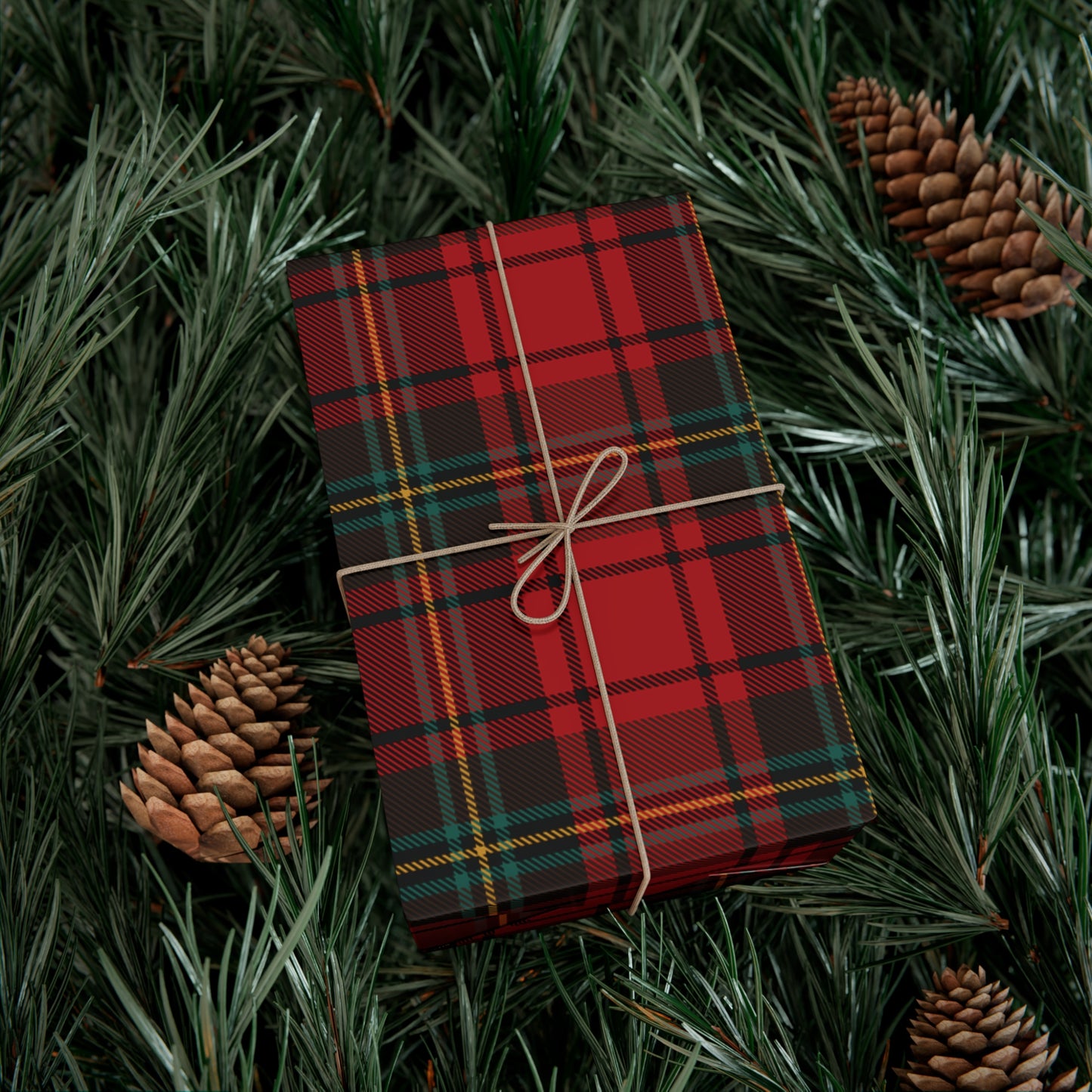 Wrapping Paper Christmas Tartan Buffalo Plaid Classic Vintage Gift Wrap Papers, Holiday Gift Wrap, Christmas Wrapping Paper, Gift Wrapping