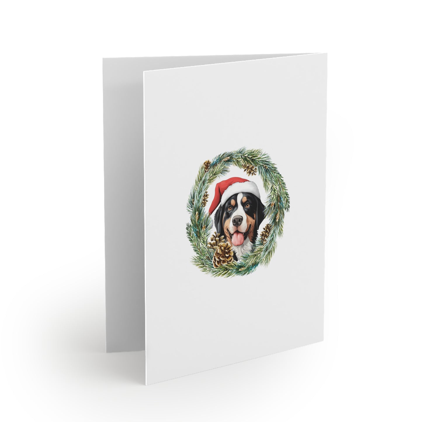 Greater Swiss Mountain Dog Christmas Greeting cards (8, 16, and 24 pcs), No text inside