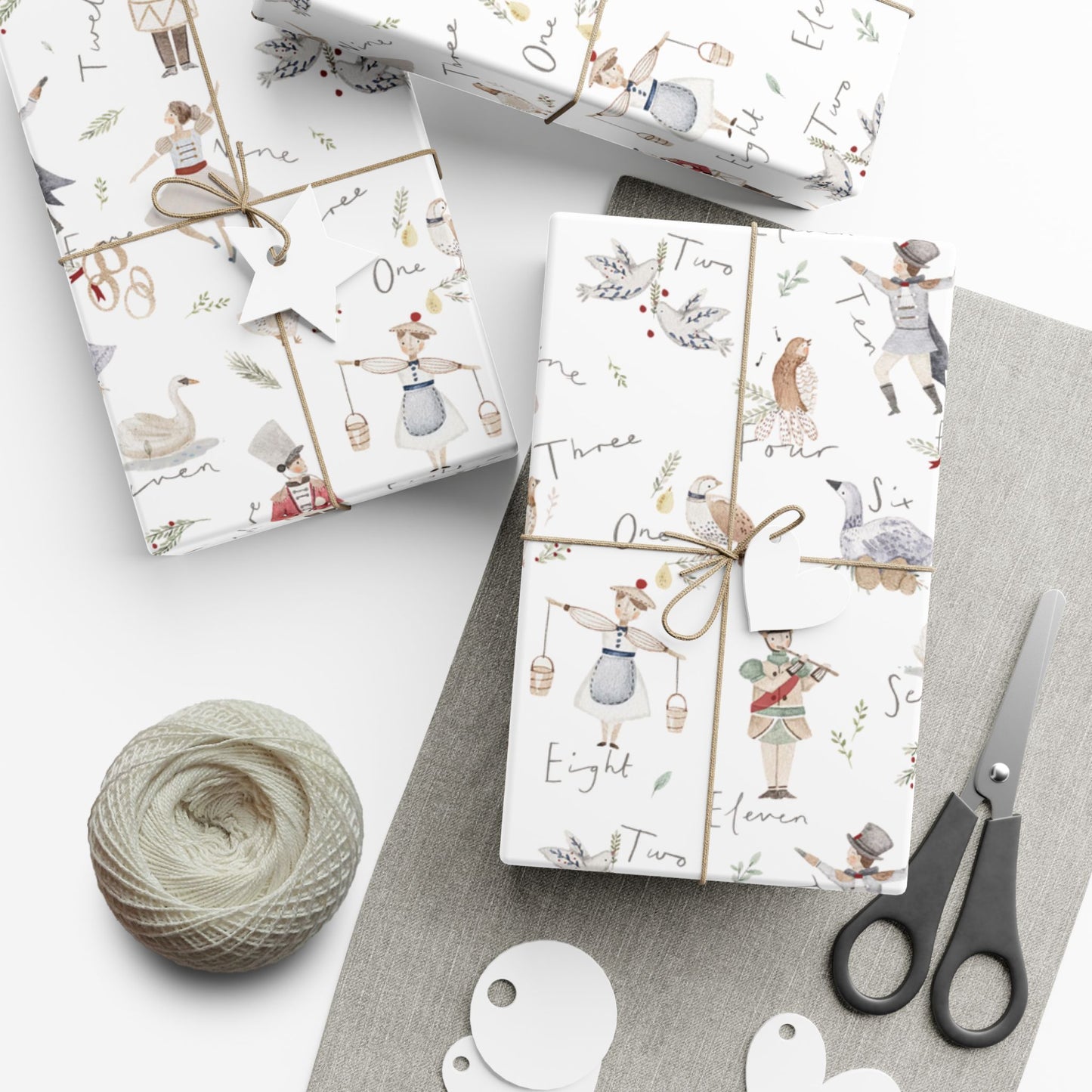 12 Days of Christmas Wrapping Paper