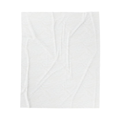 Snowy Swissy Christmas Velveteen Throw Blanket