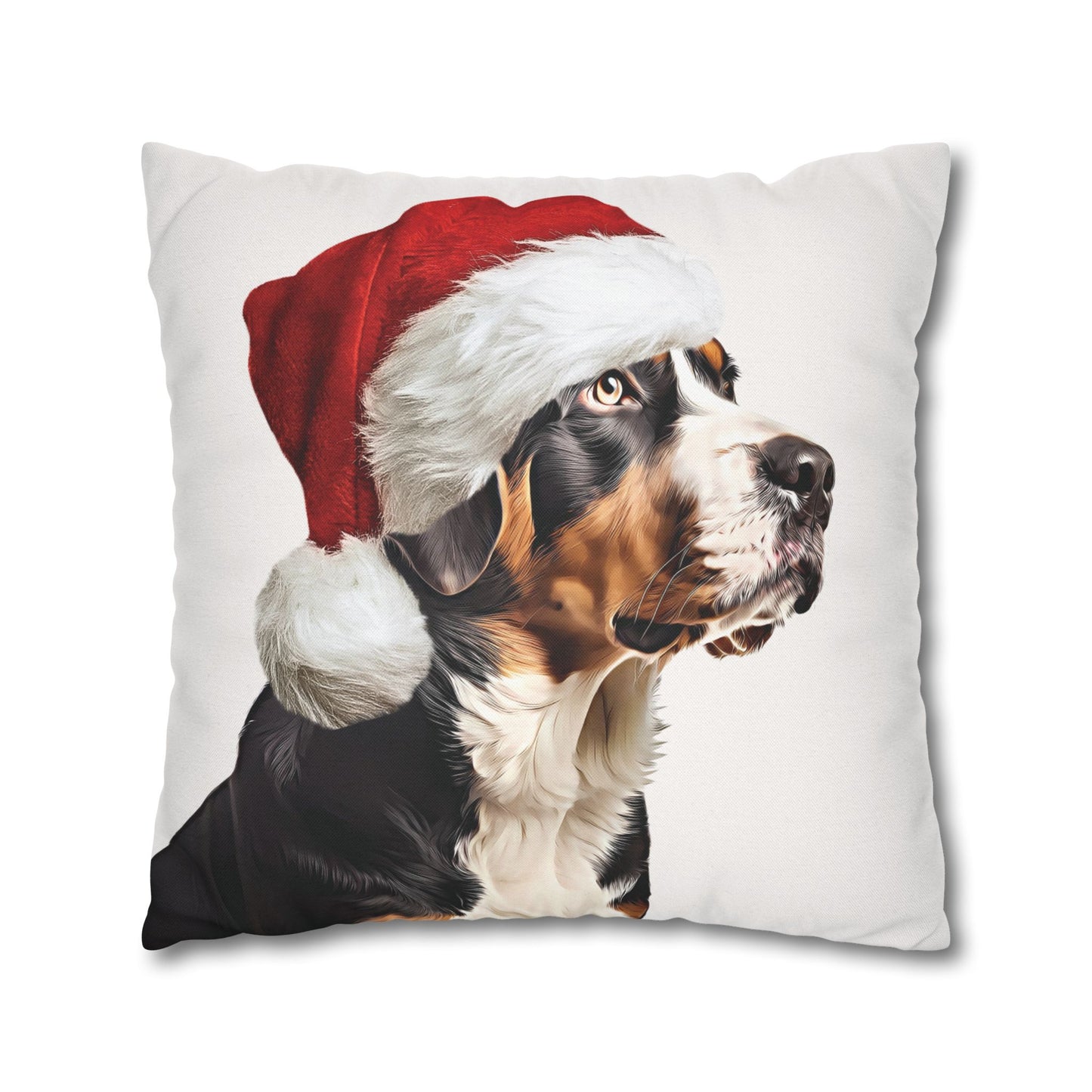 Christmas Swissy Pillow Cover, Double Sided Print