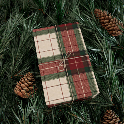 Ralph Lauren Inspired Christmas, Tartan Plaid Wrapping