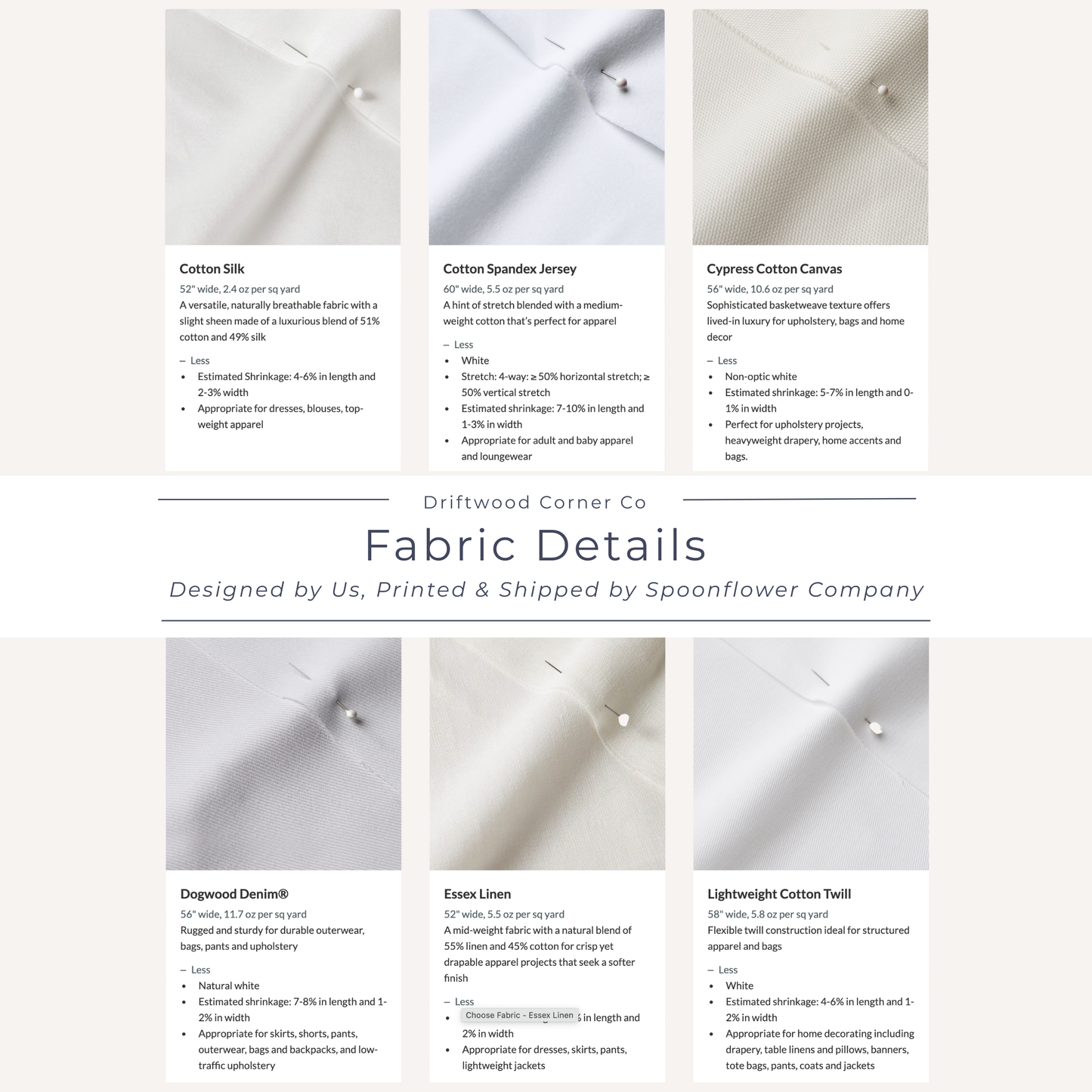 Fall Botanical Fabric