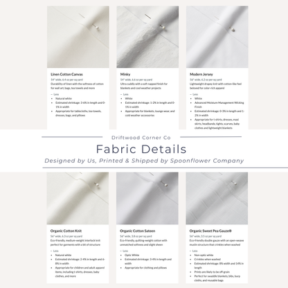 Fall Botanical Fabric