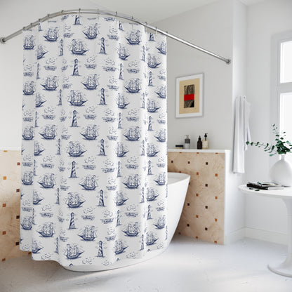 Nautical Summer Shower Curtain