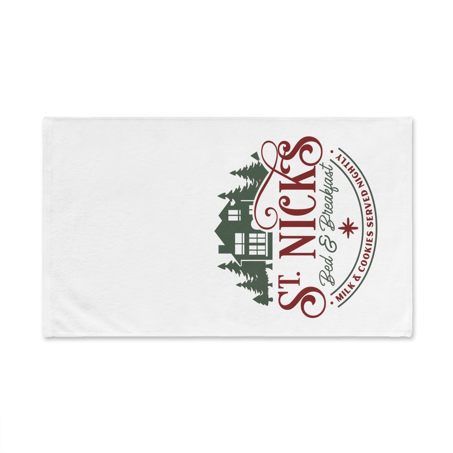 St. Nick's B&B Christmas Hand Towel