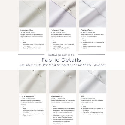 Fall Botanical Fabric