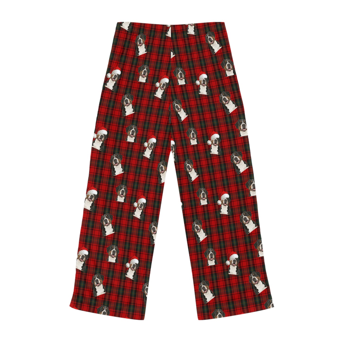 Women's Greater Swiss Mountain Dog Funny Christmas Pajama Pants