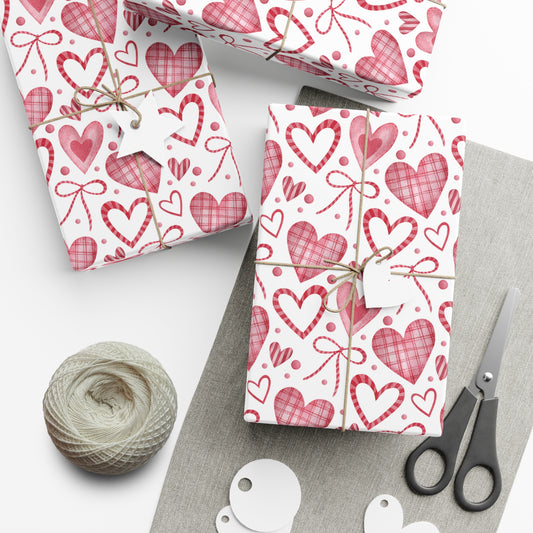 Hearts Wrapping Paper