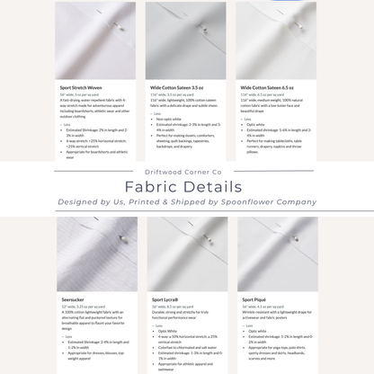 Fall Botanical Fabric