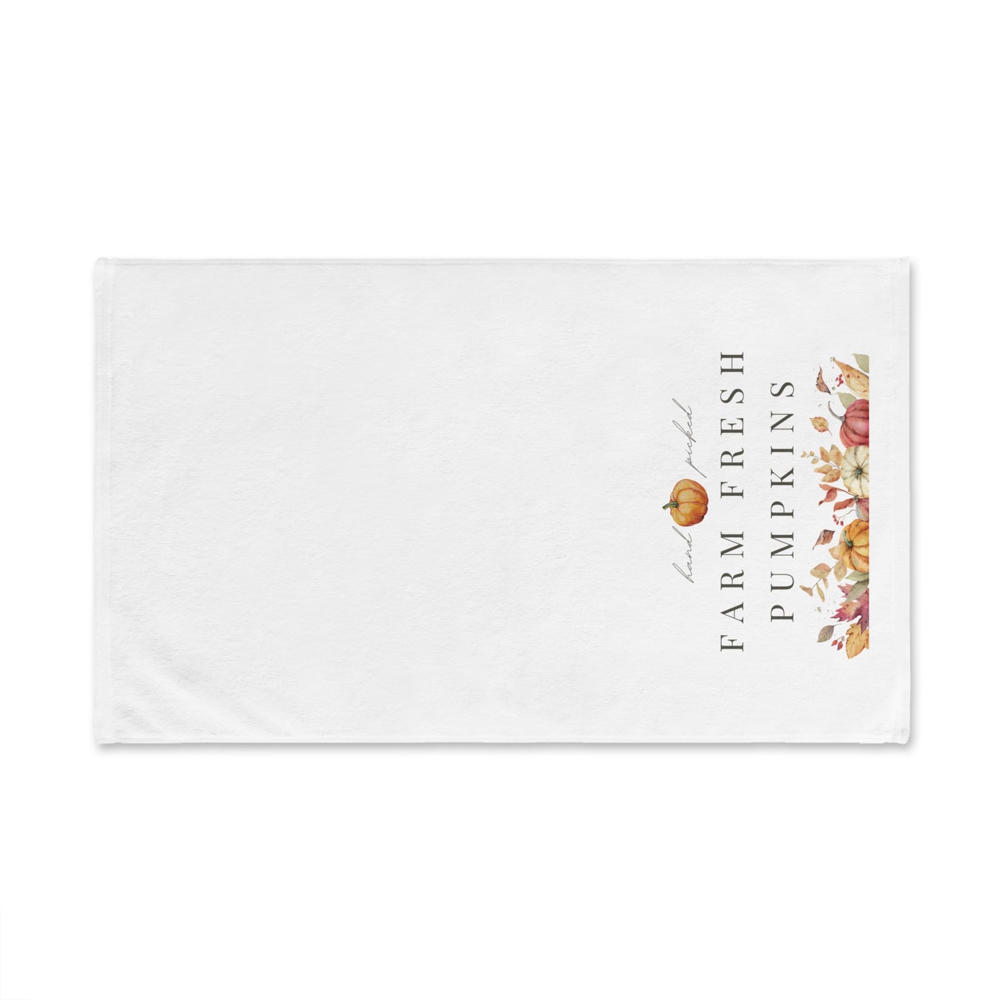 Pumpkin Bouquet Farm Fresh Fall Hand Towel