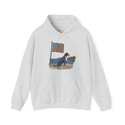 2025 New Summer Swissy Unisex Hooded Sweatshirt, Swissy Summer Hoodie, Greater Swiss Mountain Dog, Cartoon Swissy Character