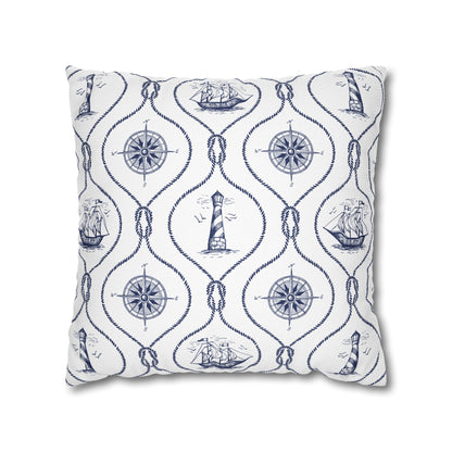 Nautical Summer Pillow Cover