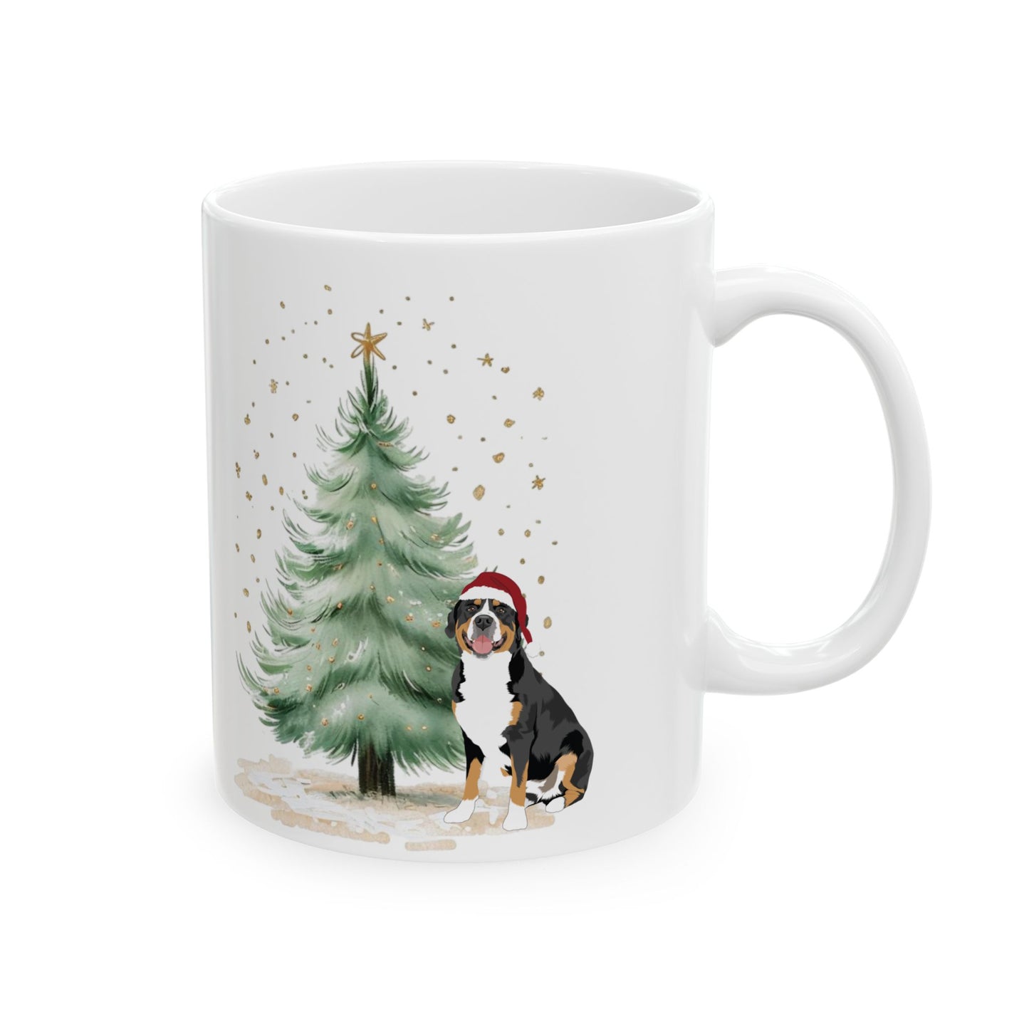 Greater Swiss Mountain Dog Ceramic Mug, (11oz, 15oz)