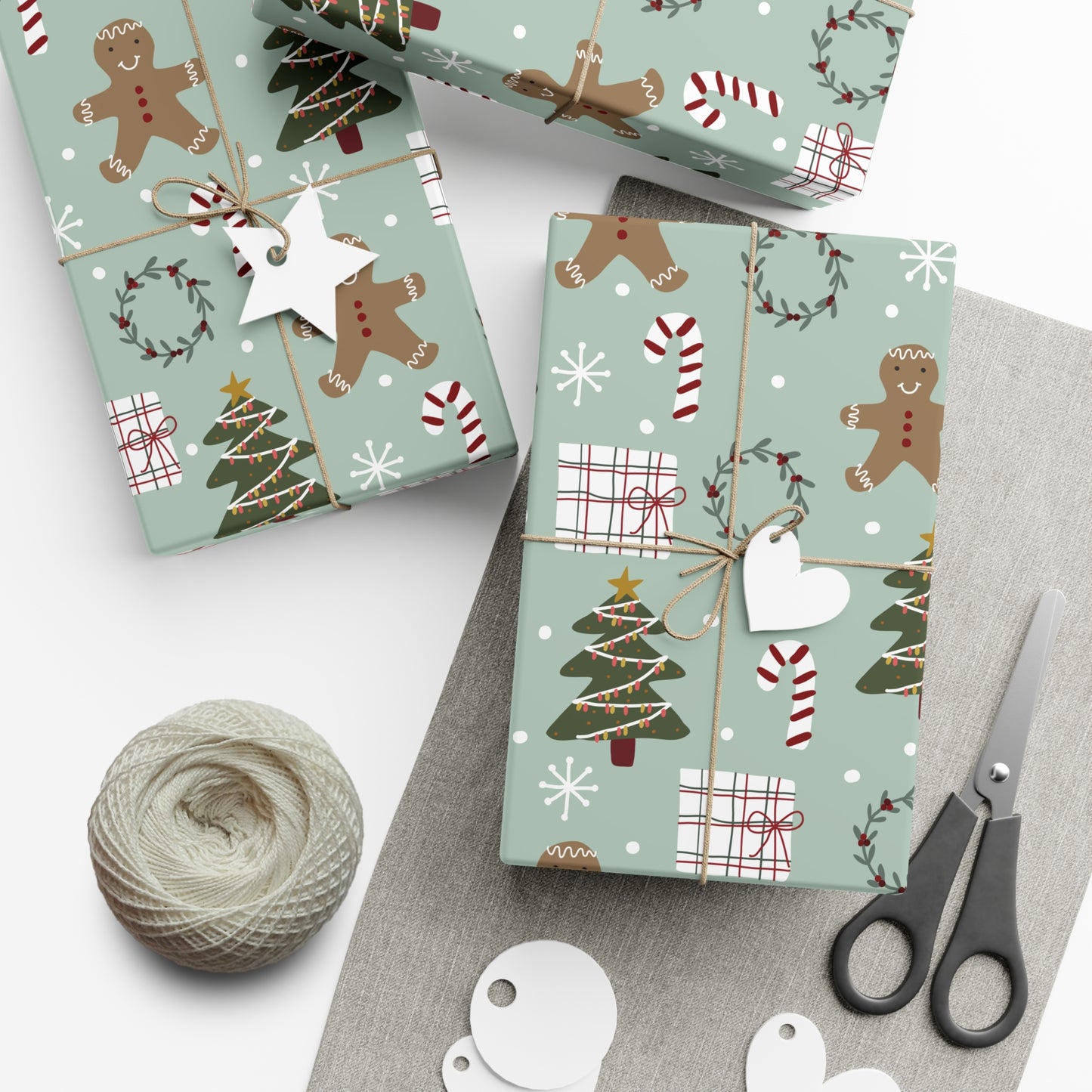 Gingerbread Man Christmas Wrapping