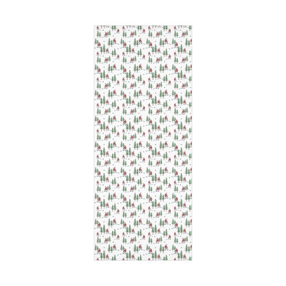 Hockey Santa Christmas Wrapping Paper